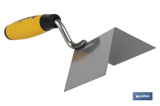 [09517200] LLANA INOX PARA ESQUINAS EXTERIORES MANGO BI-COMPONENTE 80X60