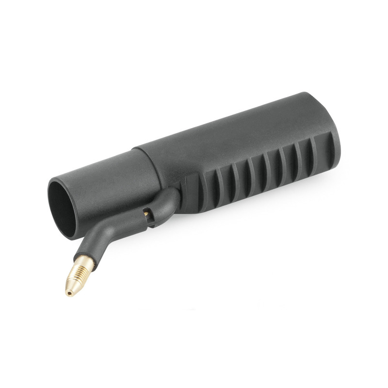1. Boquilla de chorro concentrado 2. Adaptador para cepillos redondos y boquilla para ranuras para limpiadora-aspiradora con vapor SGV, longitud 185 mm, Karcher, Ref. 2.889-011.0