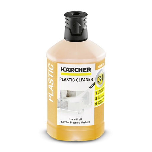 [6.295-758.0] Detergente  Karcher Para Limpieza De Plástico 3 En 1 Rm 613.  Ref.  6.295-758.0, Caja de 6 Uds