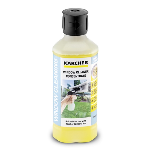 Detergente Karcher  Concentrado Para Limpiadora De Cristales Rm 503. 500 Ml.  Ref. 6.295-840.0, Caja de 8 Uds