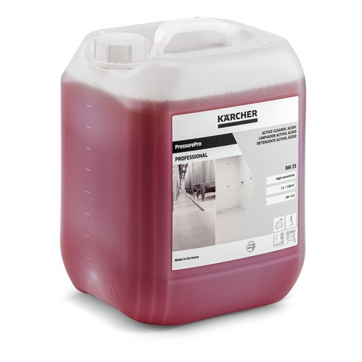 [6.295-113.0] Pressurepro Detergente Activo, Ácido Rm 25, 10L  KARCHER Ref 6.295-113.0