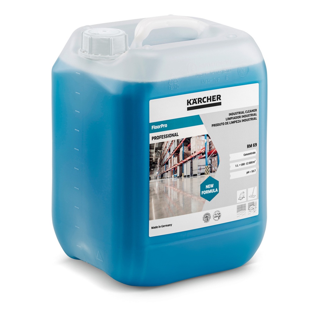 Detergente Para Uso Industrial Floorpro Rm 69 De 10 Litros, Ref. 6.296-049.0