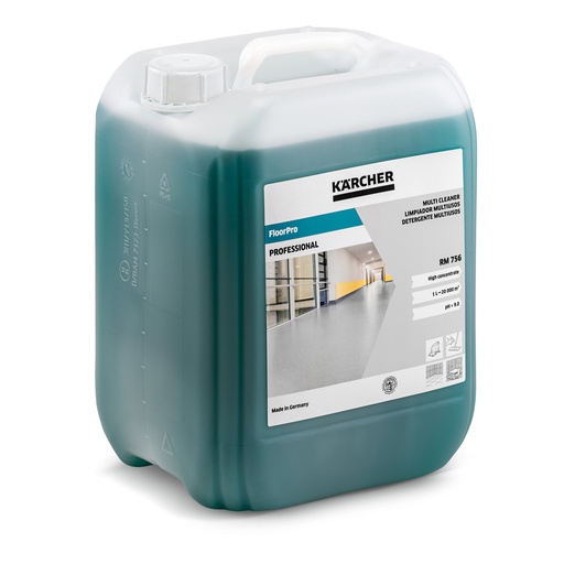 [6.295-914.0] Limpiador Floorpro Multi Rm 756 De 10 Litros, Ref. 6.295-914.0